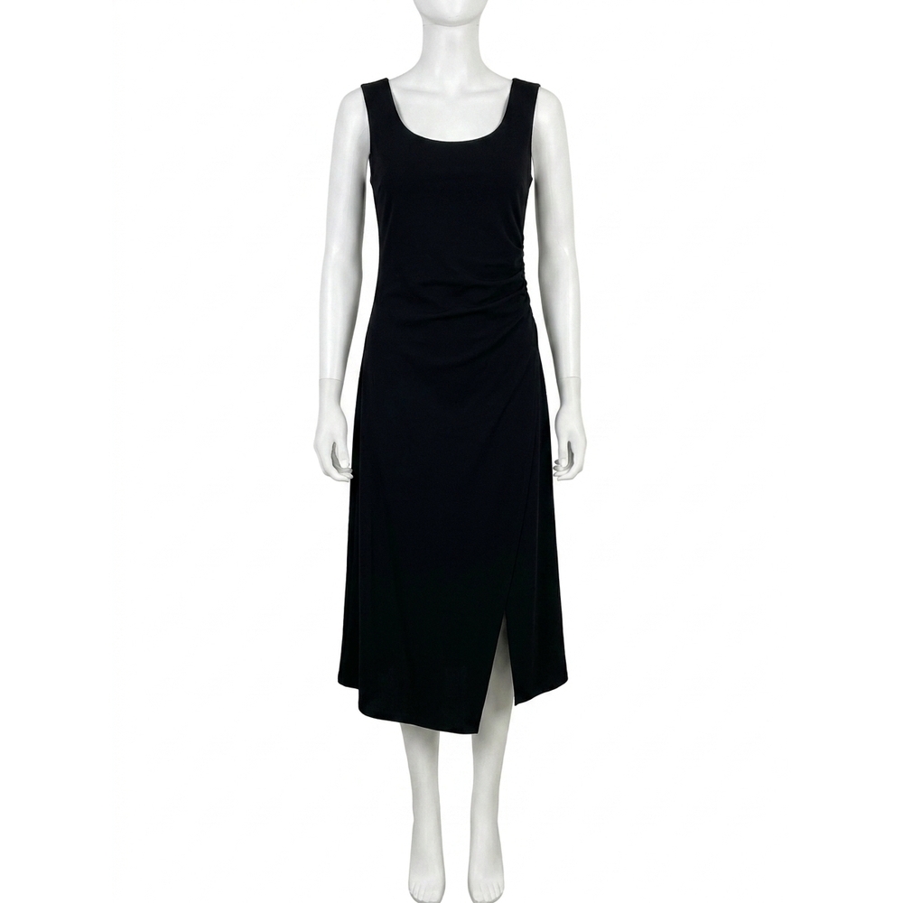 NEW FIFTEEN TWENTY shari side-pleat dress in black